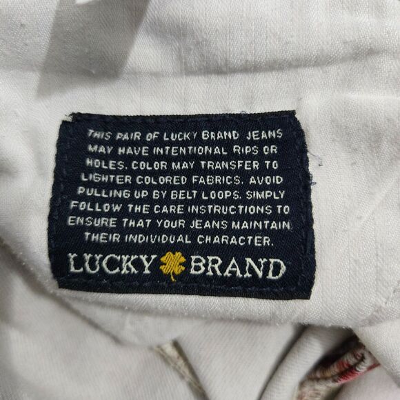 Lucky Brand Charlie Skinny Women 6/28 Harvest Patchwork Stretch Denim Jeans - Picture 16 of 16